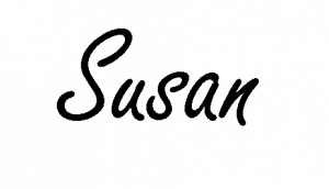 Image of Susan's signature